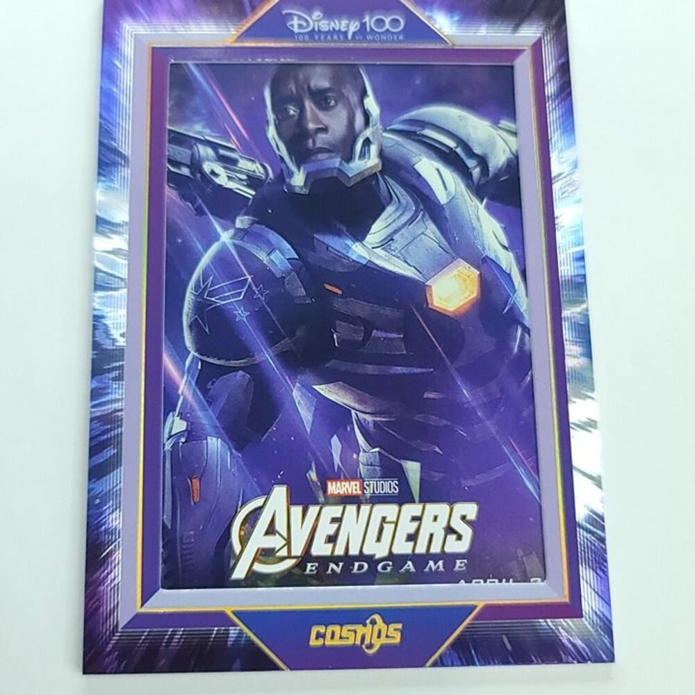 Avengers Endgame War Machine Cosmos Disney 100 All Star Movie Poster 125/288